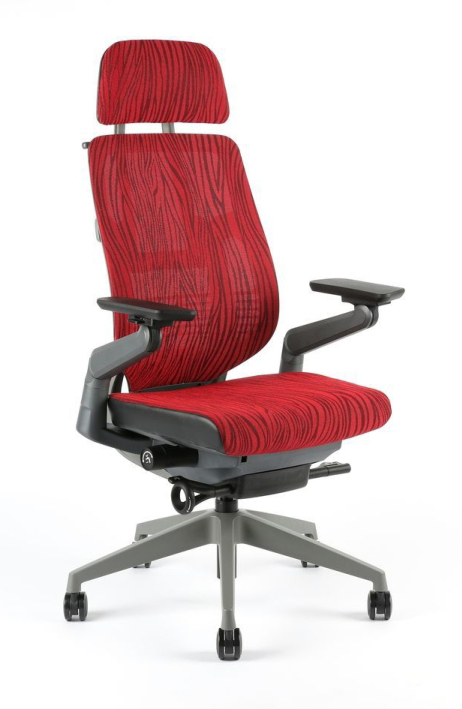 OFFICE PRO kancelářská židle Karme Mesh A-09 červená žíhaná