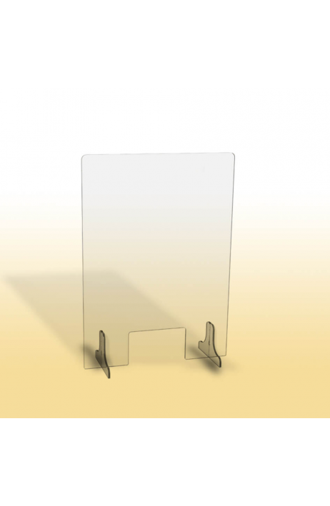 OFFICE PRO ochranné plexi sklo na stůl OC 650 V s vysokým otvorem