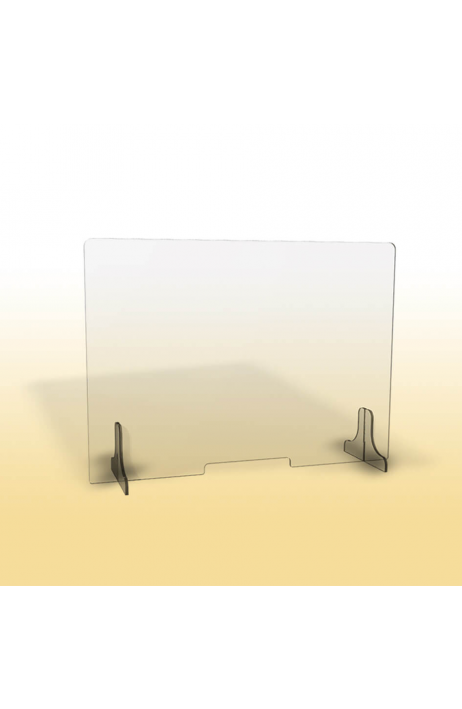 OFFICE PRO ochranné plexi sklo na stůl OC 900 M s nízkým otvorem