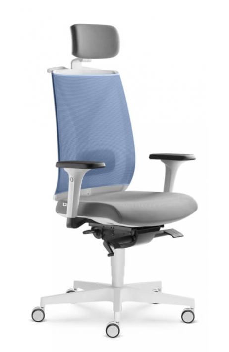 LD SEATING kancelářská židle Leaf 504-SYA bílá