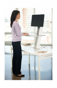 HUMANSCALE pracovní stanice Quick Stand jeden monitor velká platforma