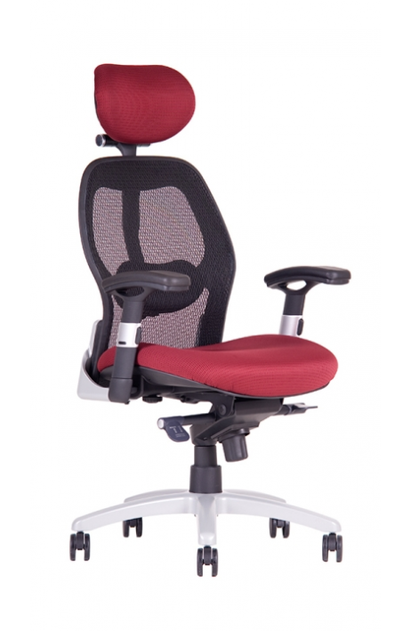 OFFICE PRO kancelářská židle Saturn vínová 